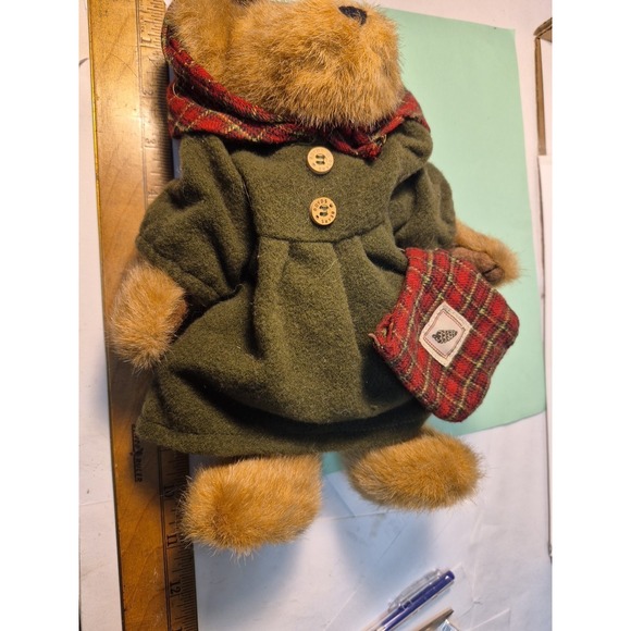 Boyds Bears Jackets & Blazers - Boyds Bears Heidi Woodsbeary 918335 10" Plush Autumn Plaid